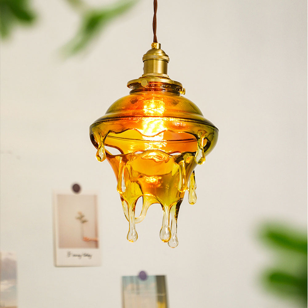 Designer Water Drop Melting Decor Pendant Light