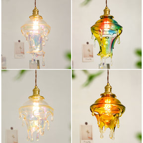 Designer Water Drop Melting Decor Pendant Light