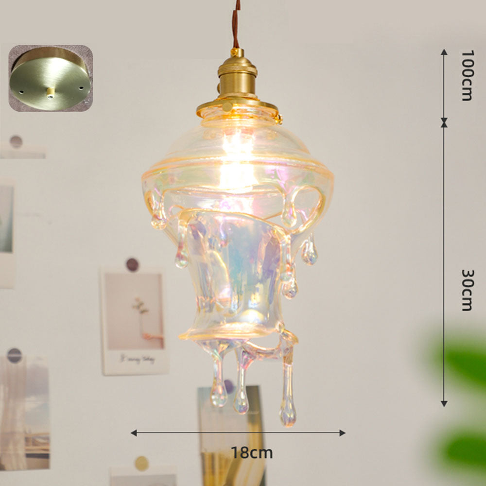 Designer Water Drop Melting Decor Pendant Light