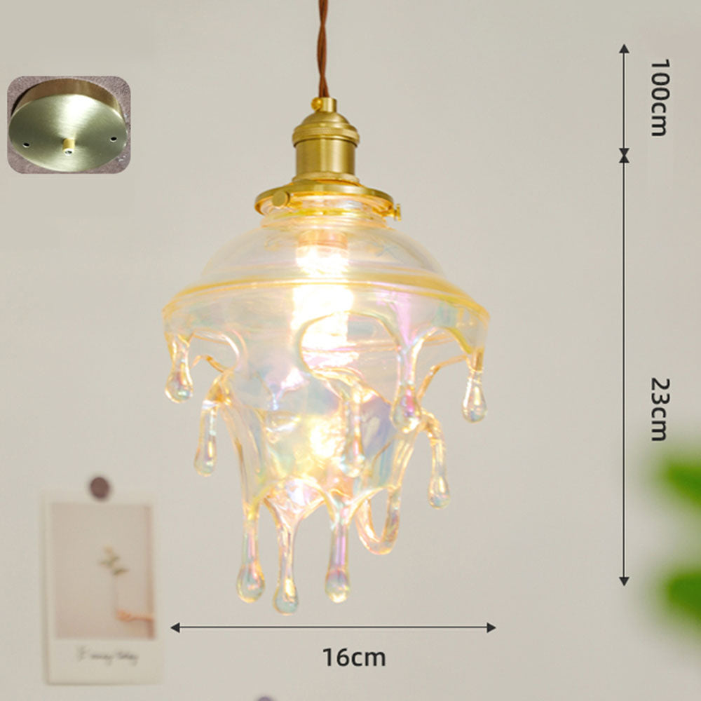 Designer Water Drop Melting Decor Pendant Light