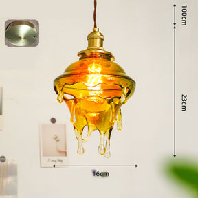 Designer Water Drop Melting Decor Pendant Light