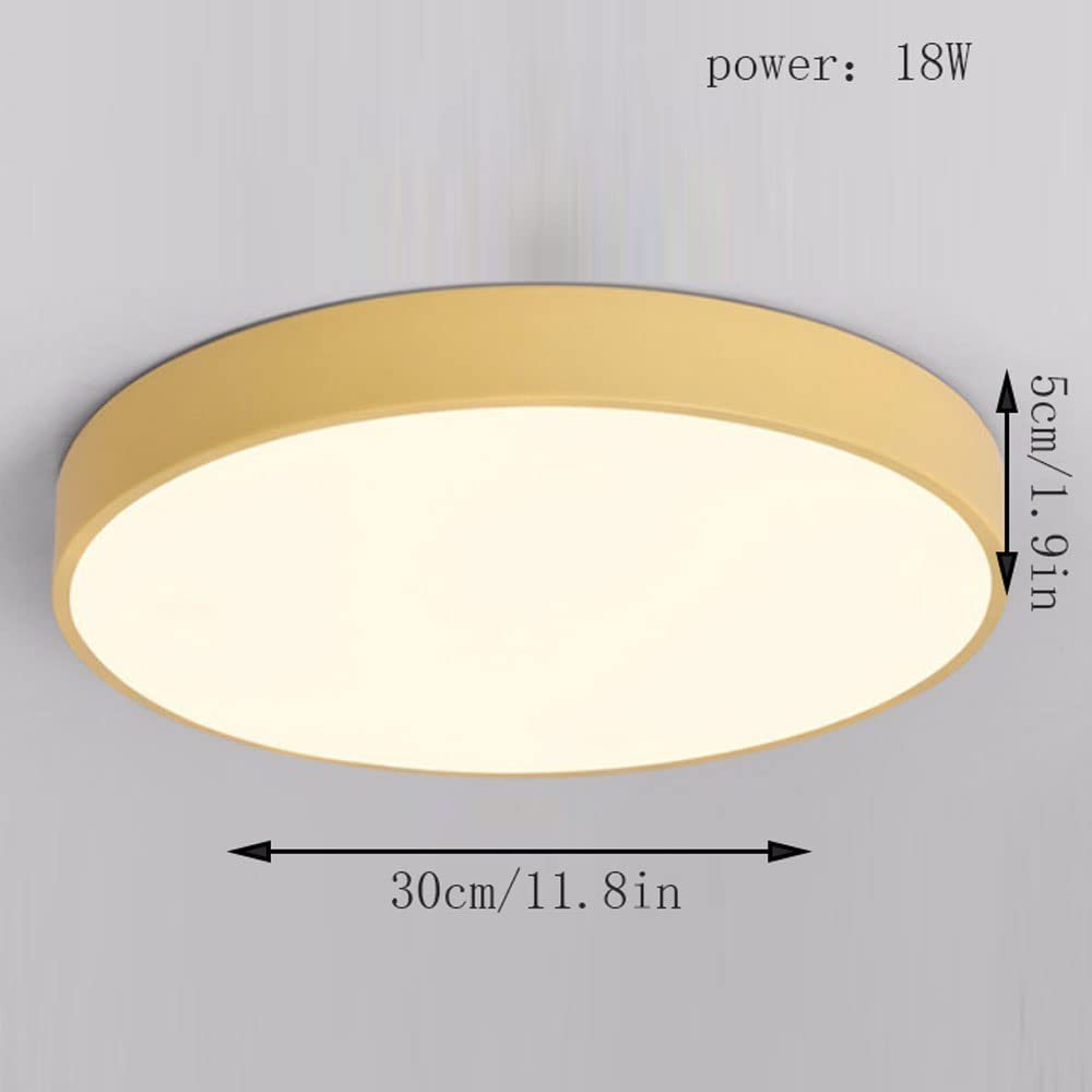 Minimalist Modern Round Flush Ceiling Lights