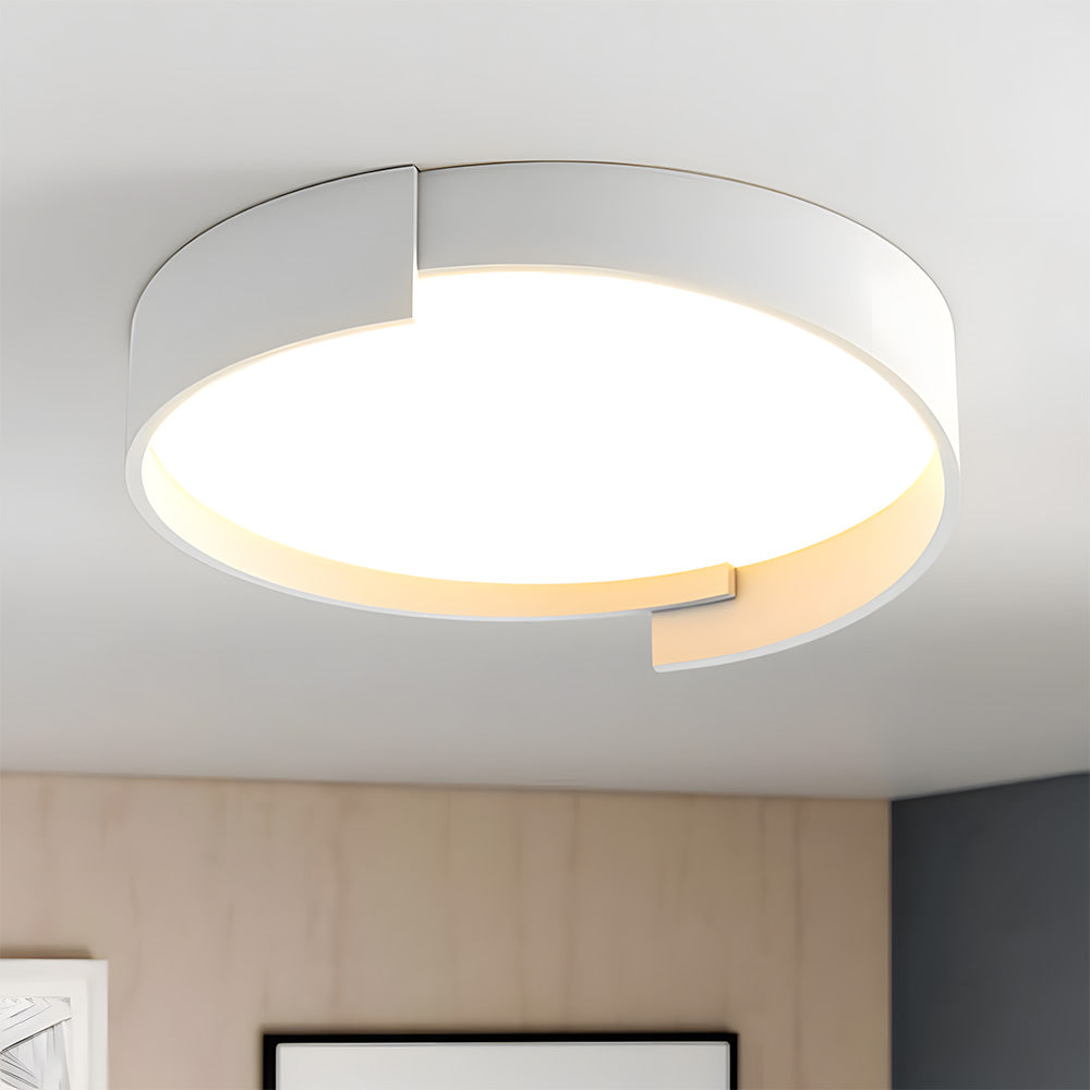 Simple Round LED Ceiling Light for Bedroom