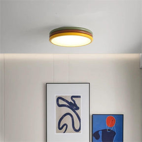 Contemporary Colorful Dome Ceiling Lamp