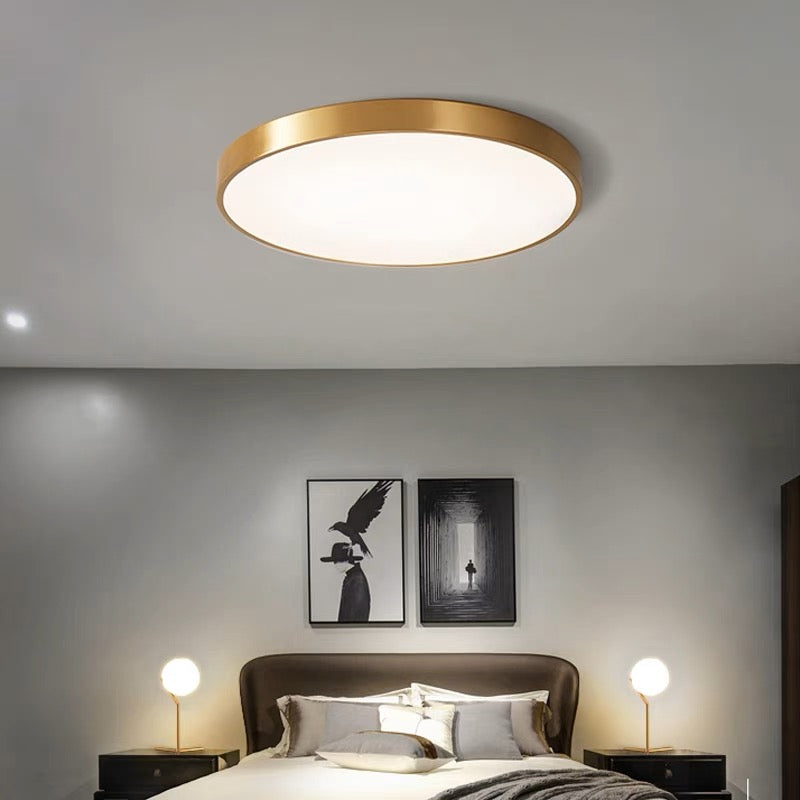 Minimalist Modern Round Flush Ceiling Lights