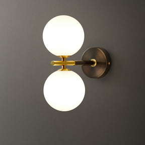 Luxury Copper Ball 1-Light Wall Sconce