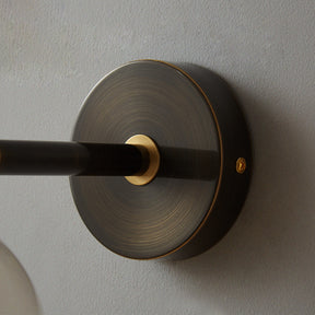 Luxury Copper Ball 1-Light Wall Sconce