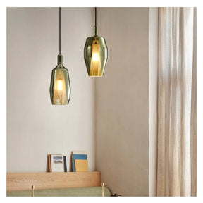 Modern Multicolored Glass Pendant Lamp for Dining