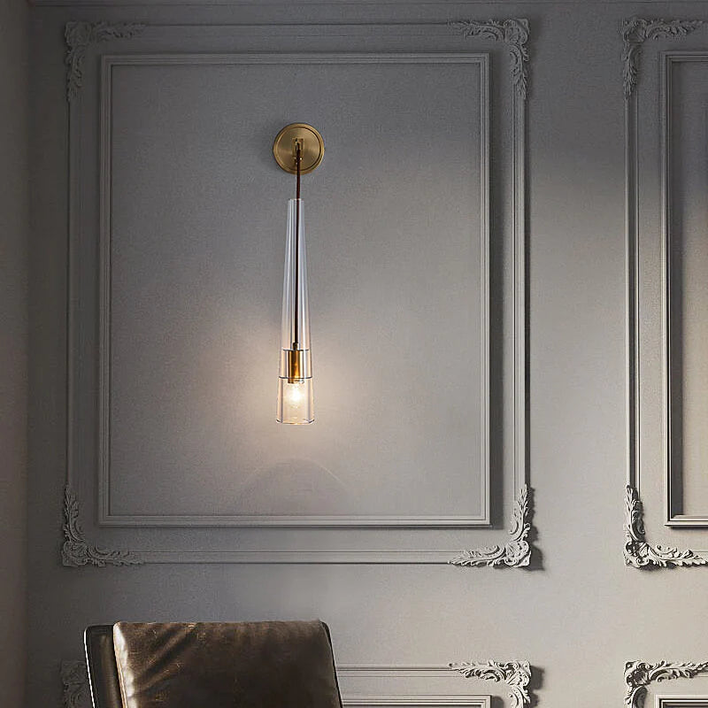 Modern Black Golden Hanging Suspended Wall Light