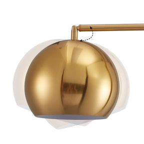 Modern Dome Metal Gold Floor Lamp