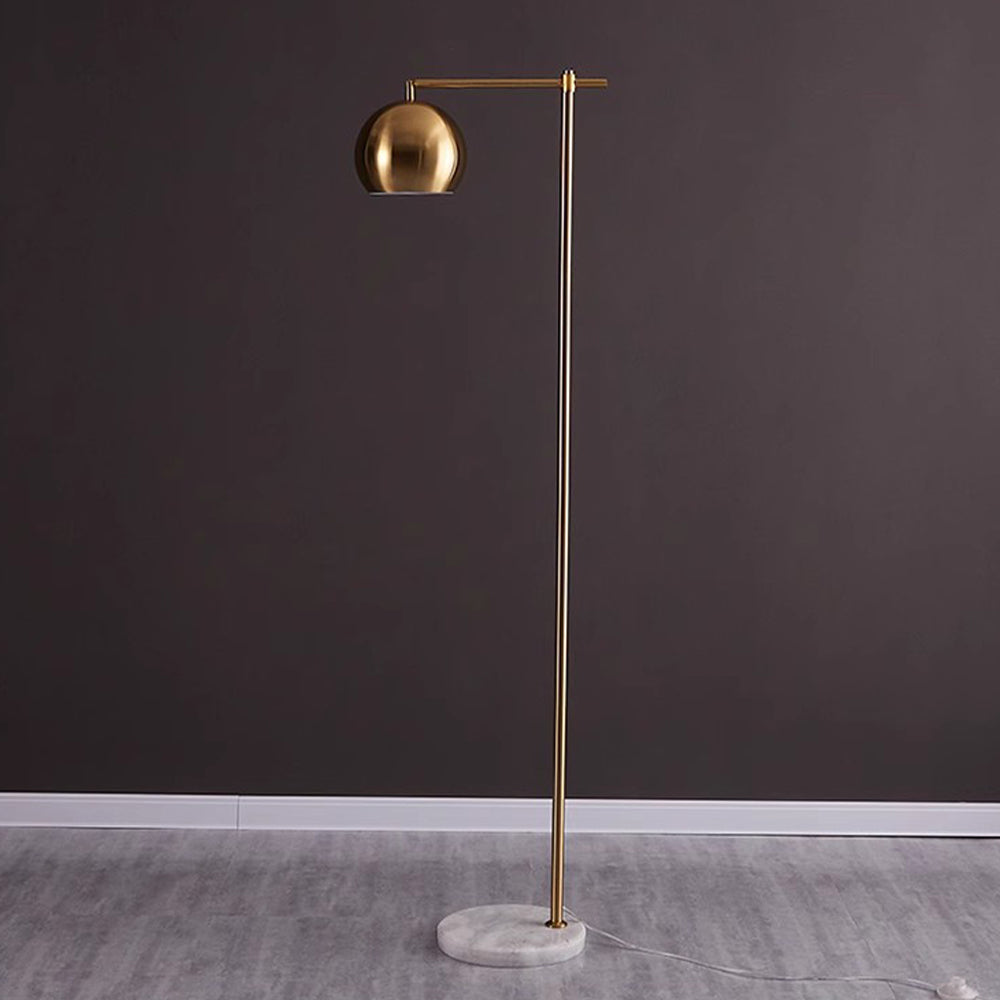 Modern Dome Metal Gold Floor Lamp