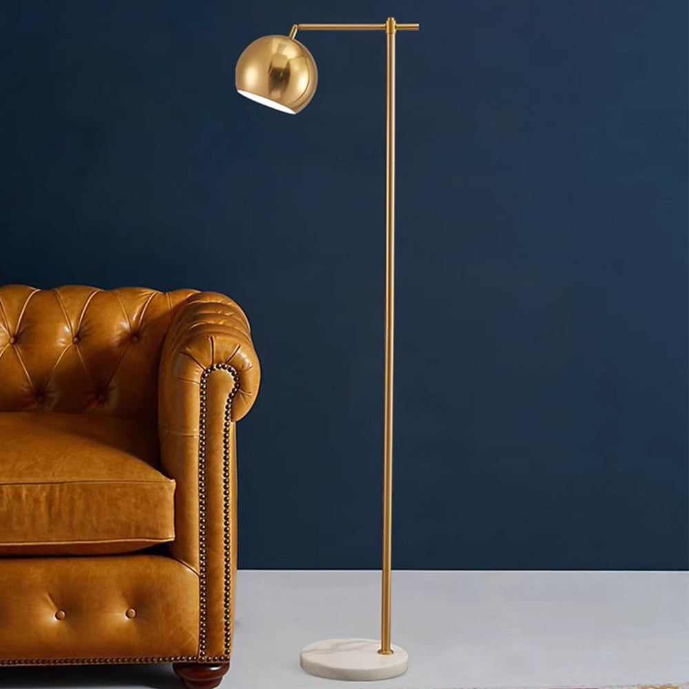 Modern Dome Metal Gold Floor Lamp