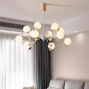 Modern Firefly Glass Chandelier