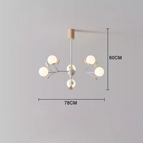 Modern Firefly Glass Chandelier