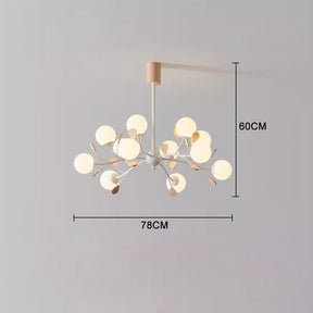 Modern Firefly Glass Chandelier