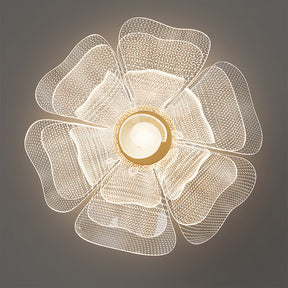 Contemporary LED Flower Design Ceiling Light for Bedroom