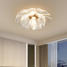 Contemporary LED Flower Design Ceiling Light for Bedroom