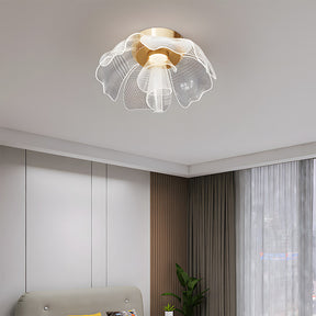 Contemporary LED Flower Design Ceiling Light for Bedroom