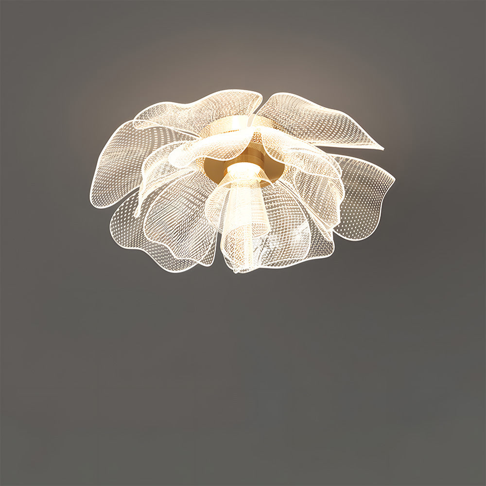 Contemporary LED Flower Design Ceiling Light for Bedroom