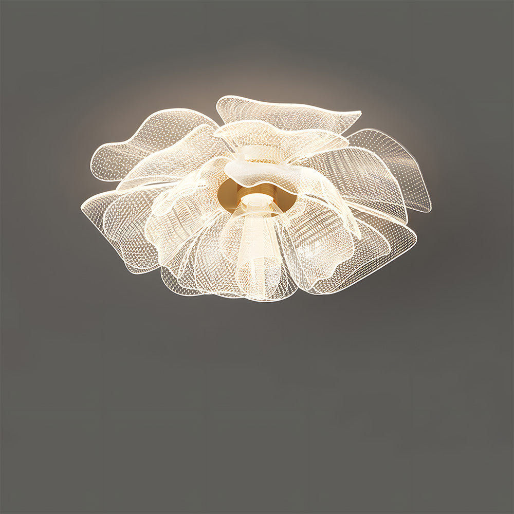 Contemporary LED Flower Design Ceiling Light for Bedroom