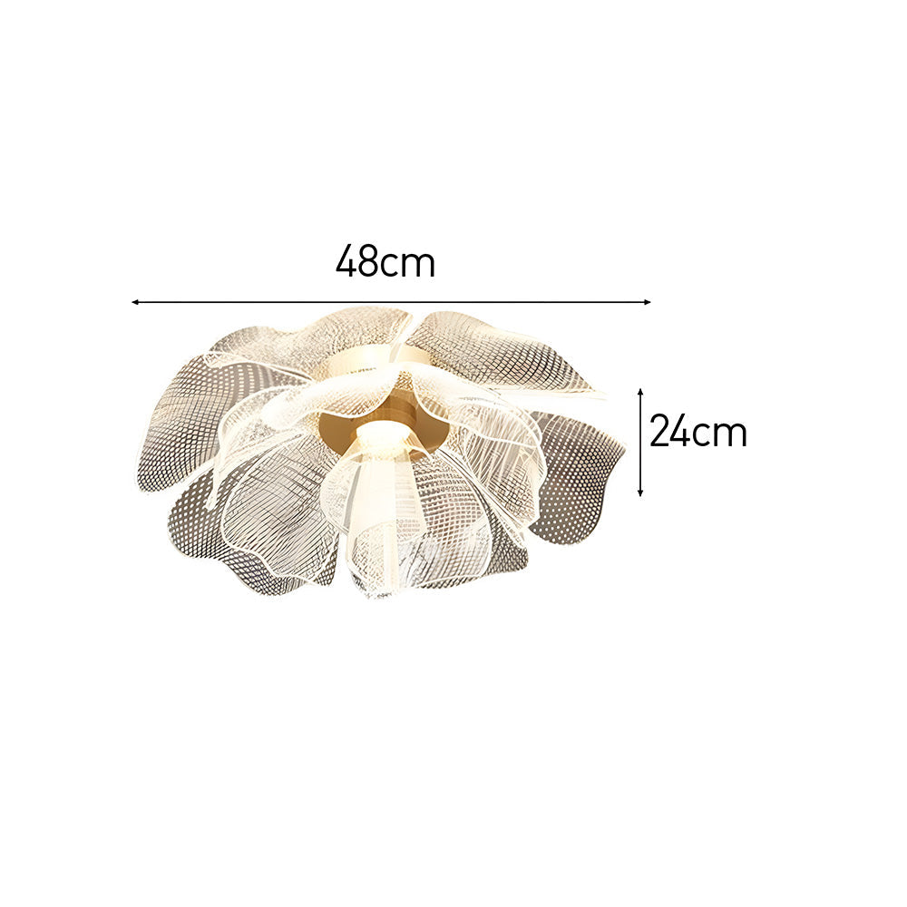 Contemporary LED Flower Design Ceiling Light for Bedroom