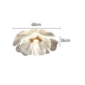 Contemporary LED Flower Design Ceiling Light for Bedroom