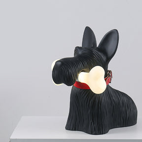 Modern Resin Cartoon Dog Table Lamp