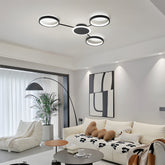 Modern Ring Metal Multi-Head LED Ceiling Light