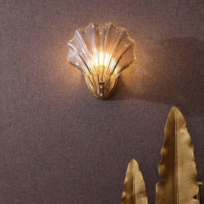 Modern Sea Shell Glass Wall Lamp