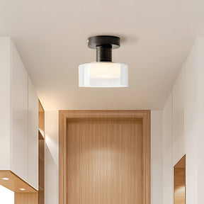 Nordic Glass LED Hallway Ceiling Light