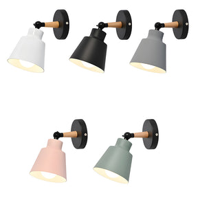 Modern Colorful Bracket Iron Bedroom Wall Lamp