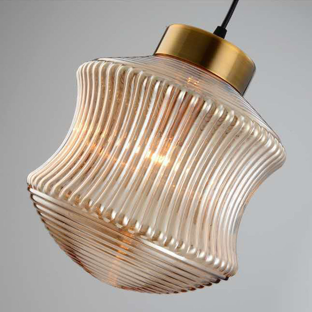 Contemporary Simple Clear Glass Pendant Lamp
