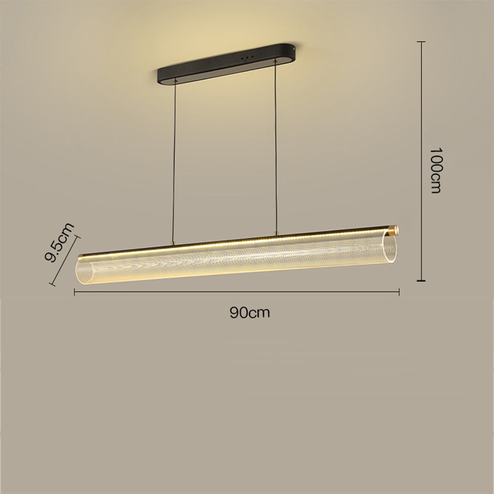 Modern Acrylic Long LED Pendant Light