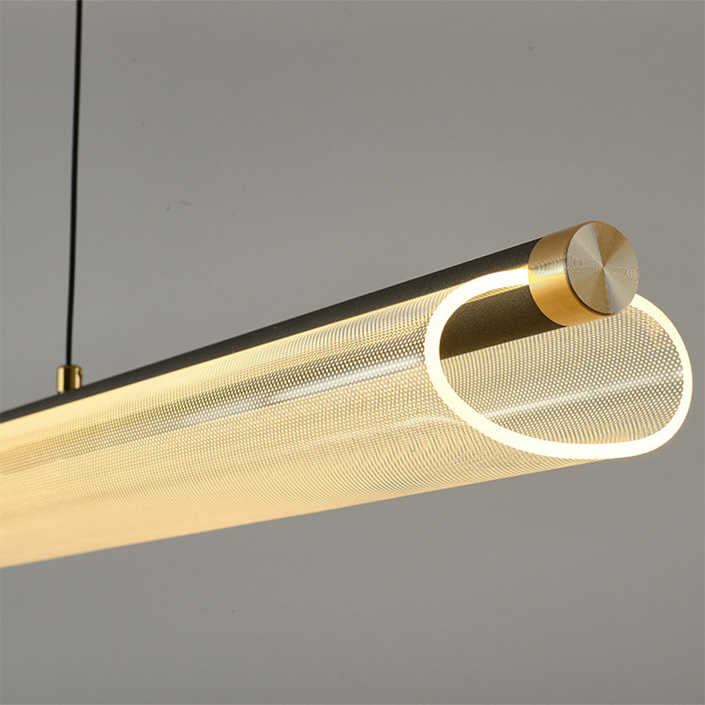 Modern Acrylic Long LED Pendant Light