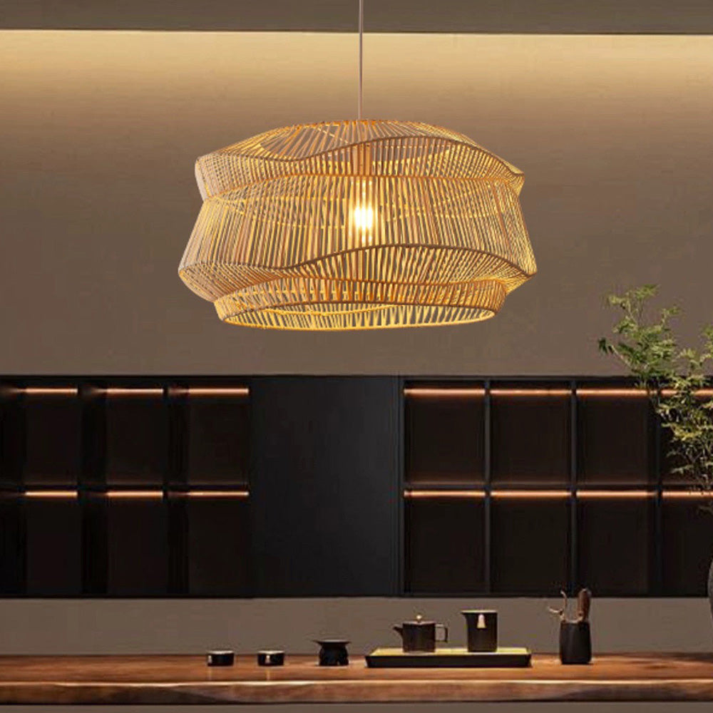 Natural Handmade Rattan Pendant Light