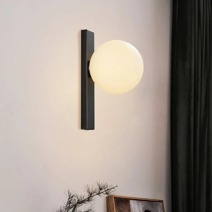 Minimalist Simple White Ball Wall Light