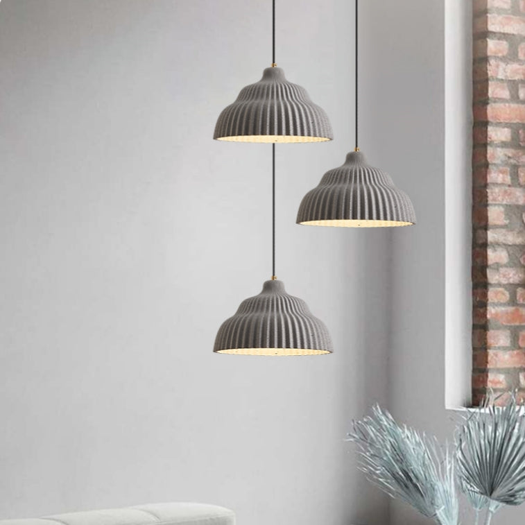 Round Resin Hanging Lamp for Dining Room