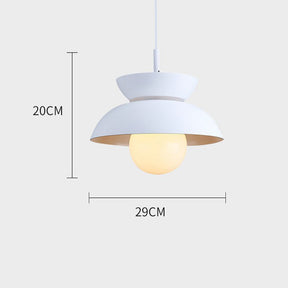 Macaroon Colorful Simple Round Pendant Light