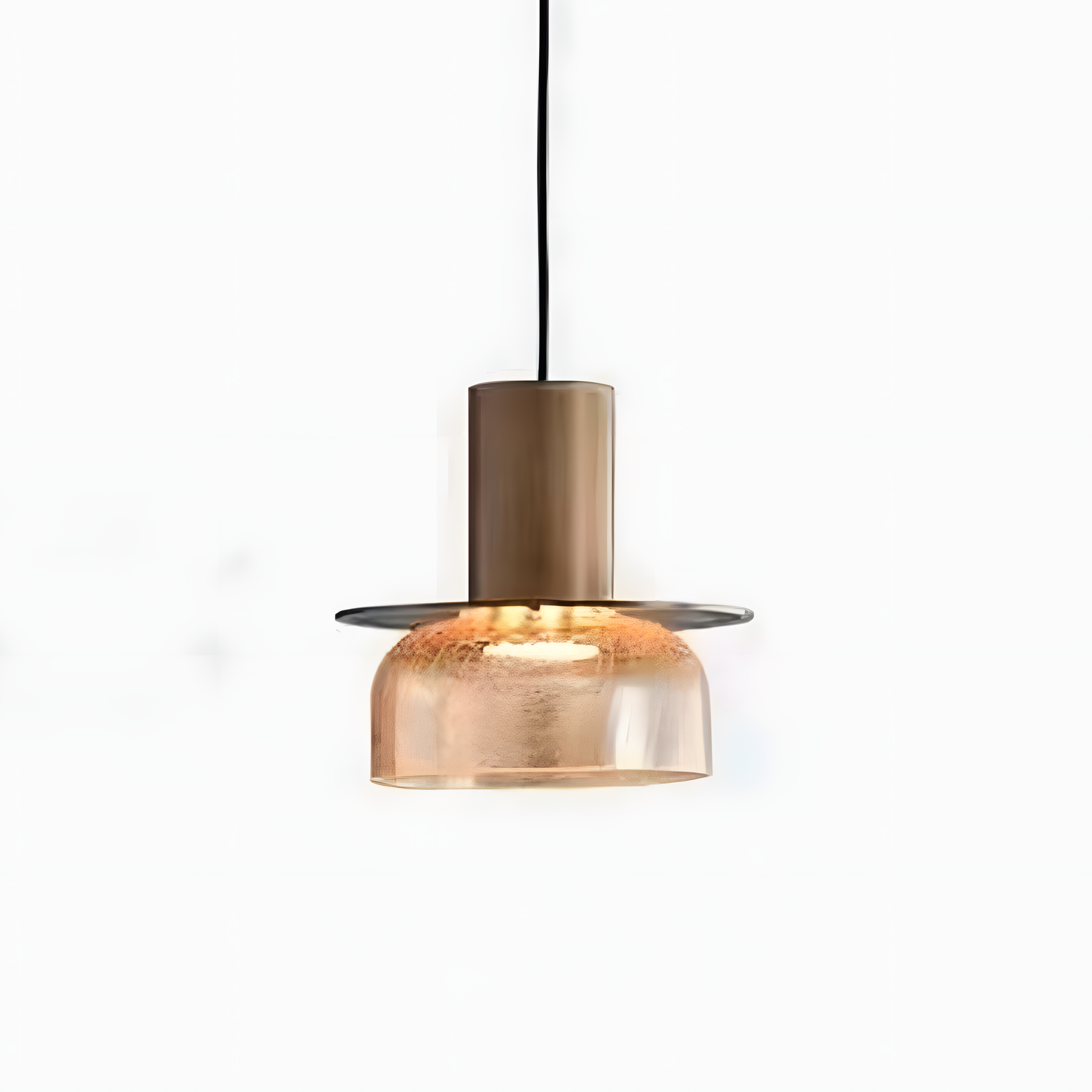 Modern Glass Double Head Pendant Light