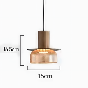 Modern Glass Double Head Pendant Light