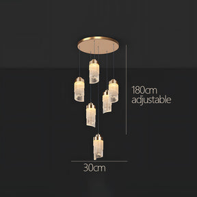 Luxurious Contemporary Acrylic Living Room LED Pendant Lights