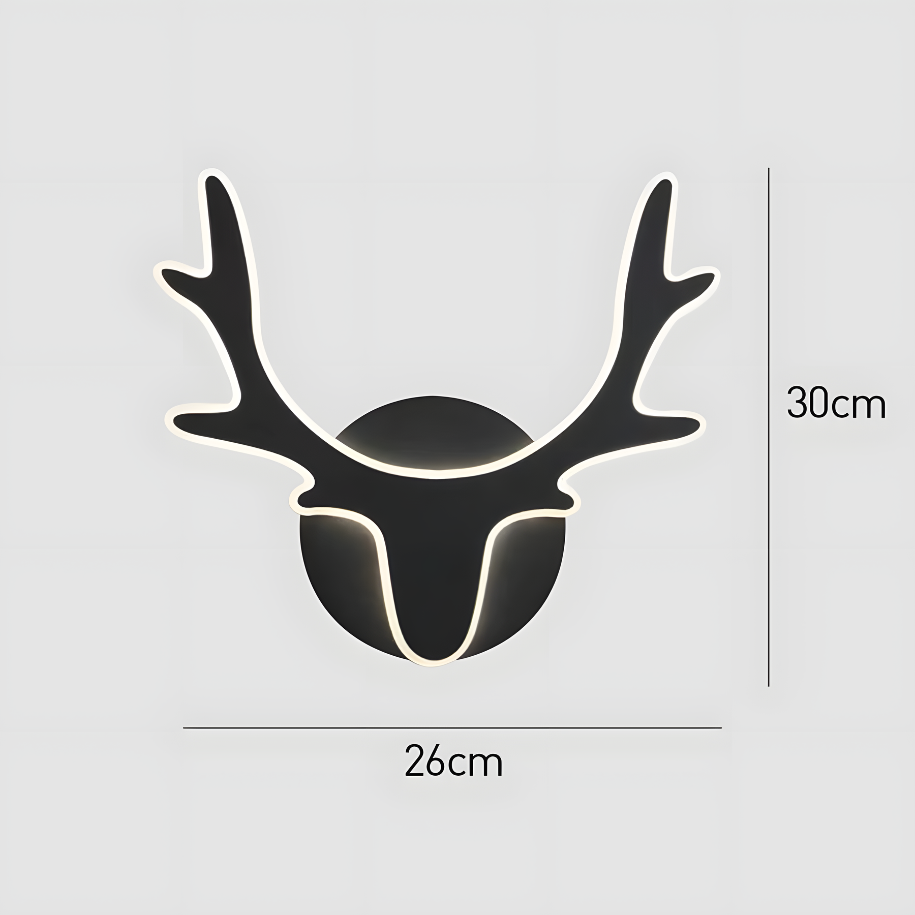 Nordic Deer Antler LED Wall Light