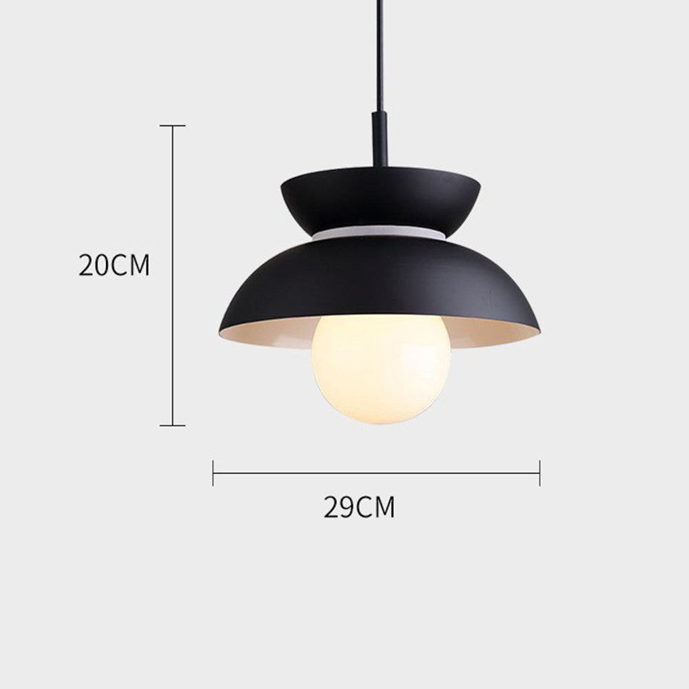 Macaroon Colorful Simple Round Pendant Light