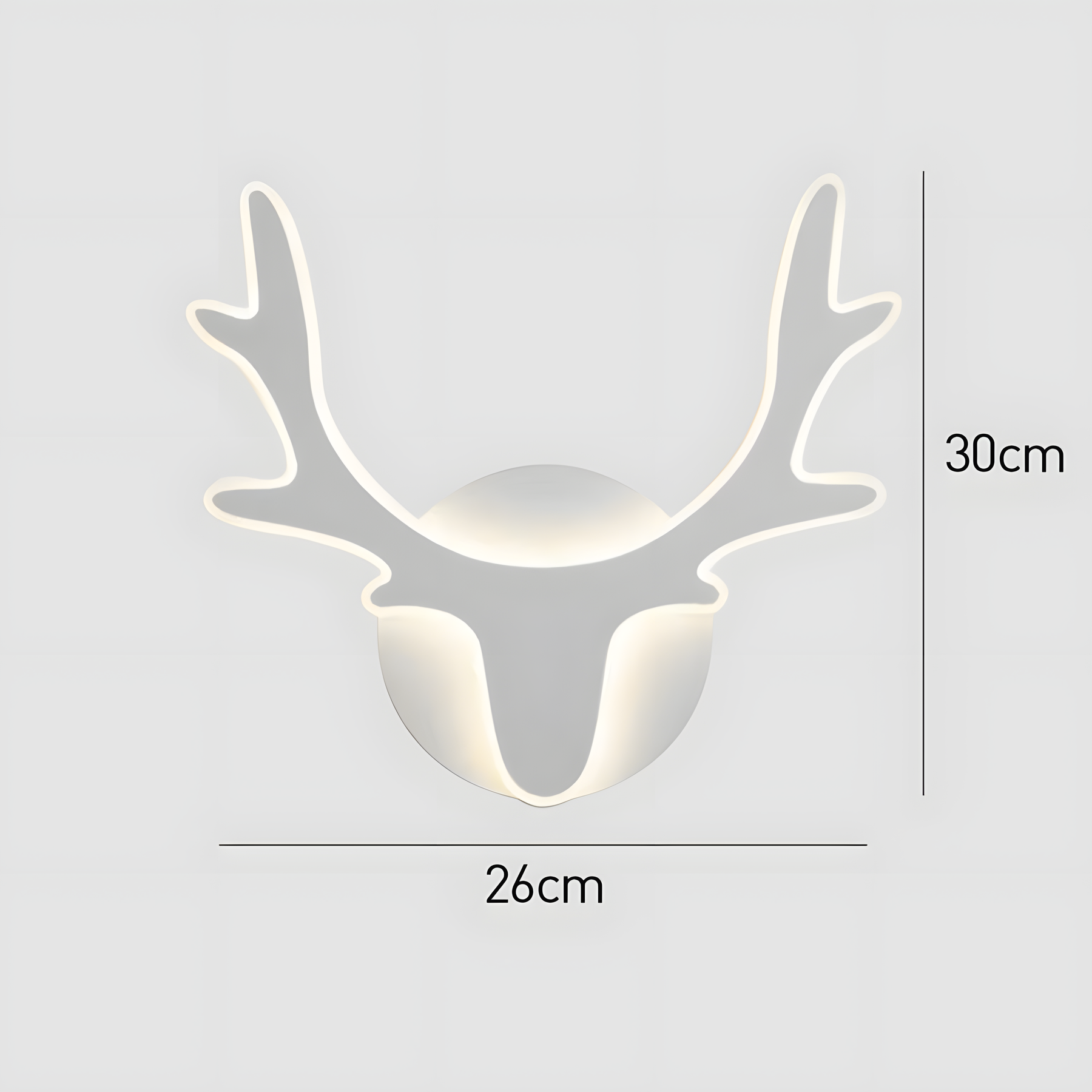 Nordic Deer Antler LED Wall Light