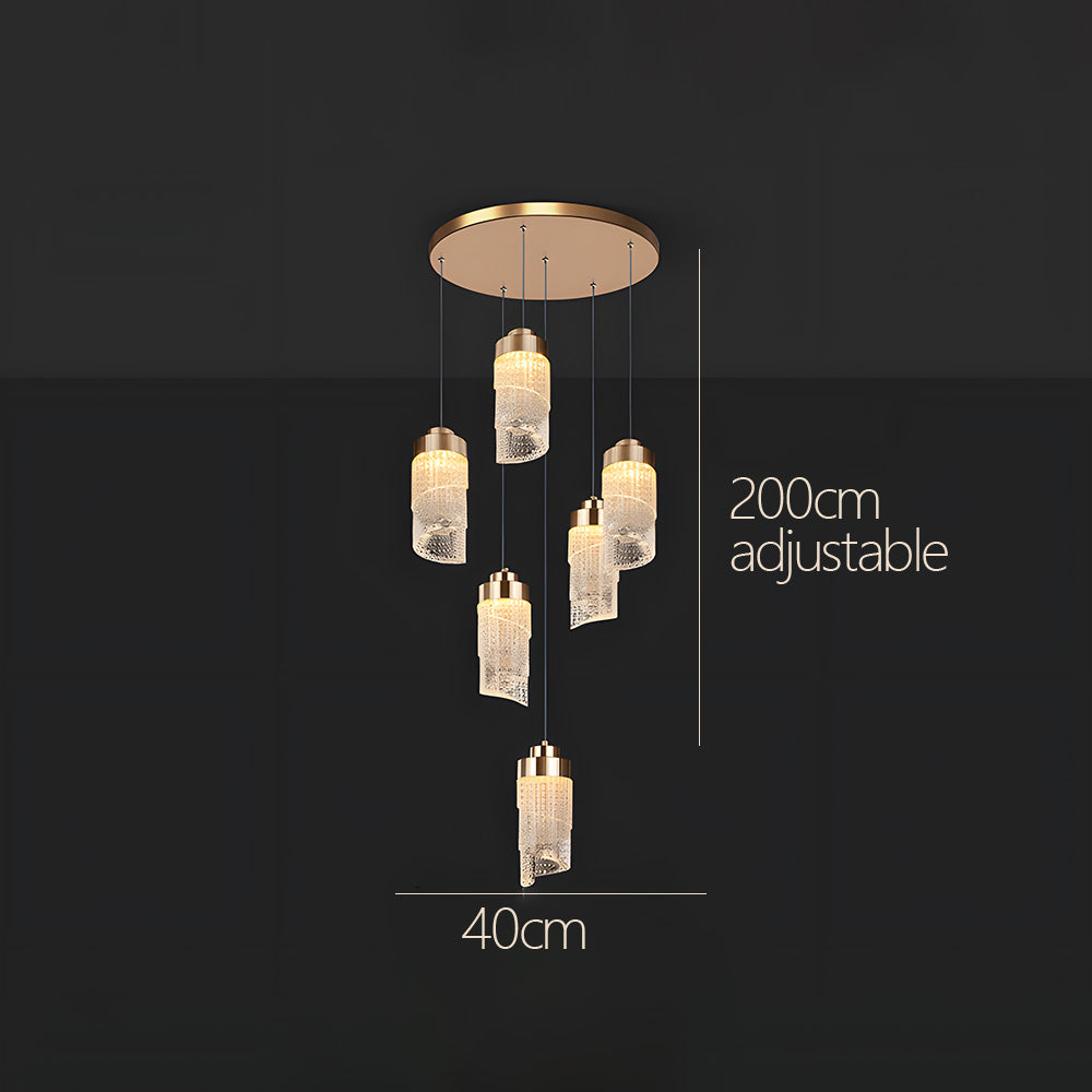 Luxurious Contemporary Acrylic Living Room LED Pendant Lights