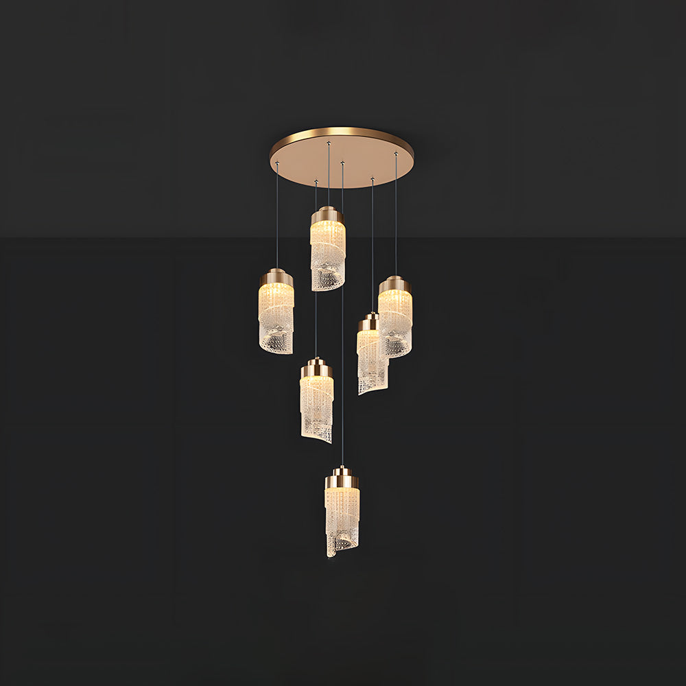 Luxurious Contemporary Acrylic Living Room LED Pendant Lights