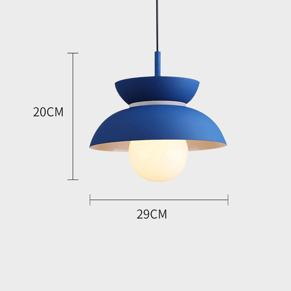 Macaroon Colorful Simple Round Pendant Light