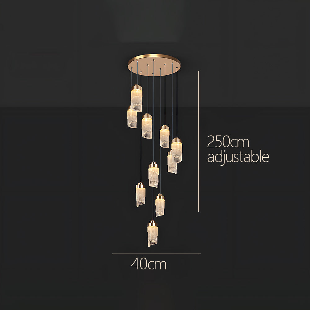 Luxurious Contemporary Acrylic Living Room LED Pendant Lights