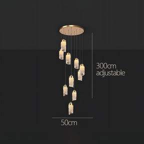 Luxurious Contemporary Acrylic Living Room LED Pendant Lights