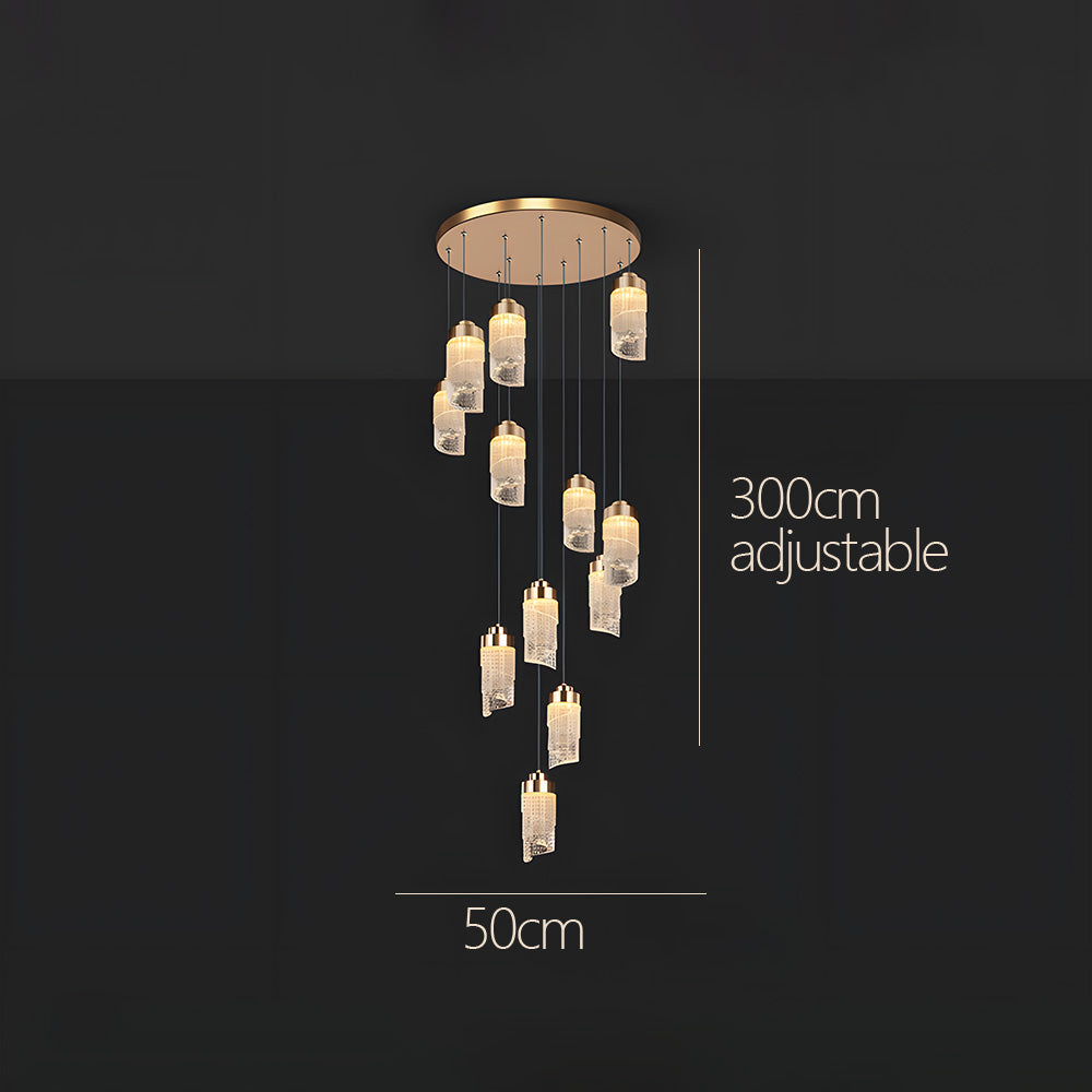 Luxurious Contemporary Acrylic Living Room LED Pendant Lights